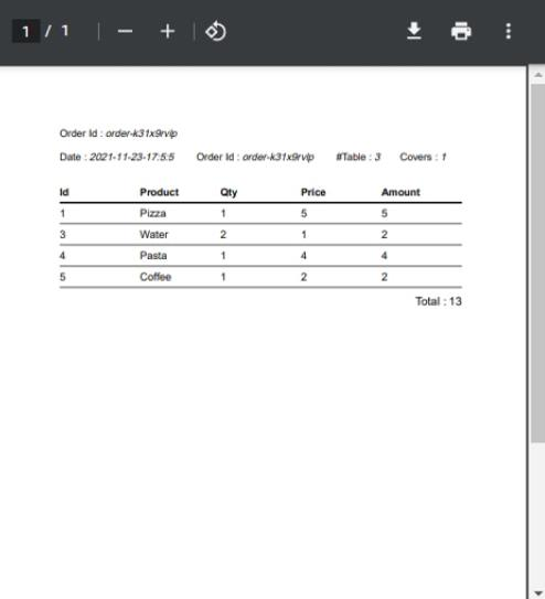Pre-invoice
